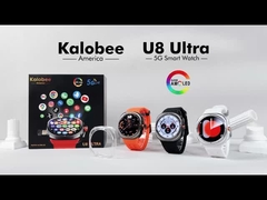 U8 Ultra AMOLED Android 9.0 Smart Watch Men 5G SIM Card WiFi GPS Rotating Camera Sport